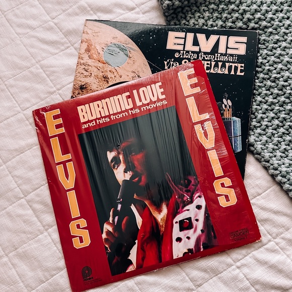 Other - collectible elvis burning love record
